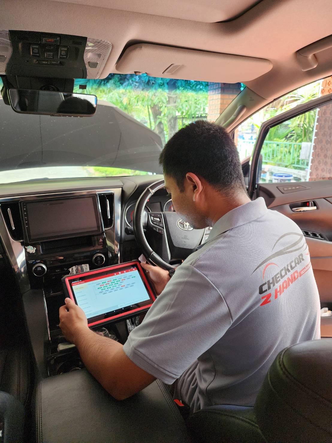 ผลงานตรวจรถมือสอง Checkcar2hand - การตรวจสอบช่วงล่างและเบรก